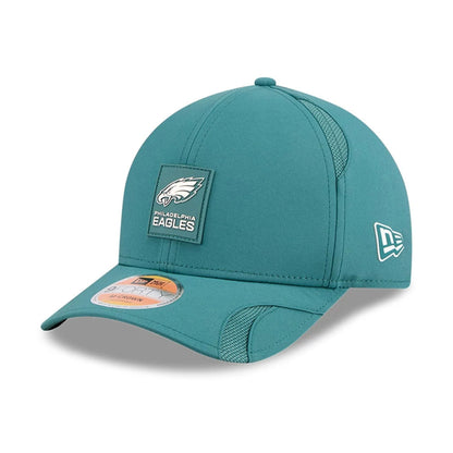 This is a Philadelphia Eagles NFL Sideline 2025 Dark Green 9FORTY M-Crown Adjustable Cap 1