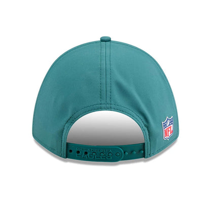 This is a Philadelphia Eagles NFL Sideline 2025 Dark Green 9FORTY M-Crown Adjustable Cap 7