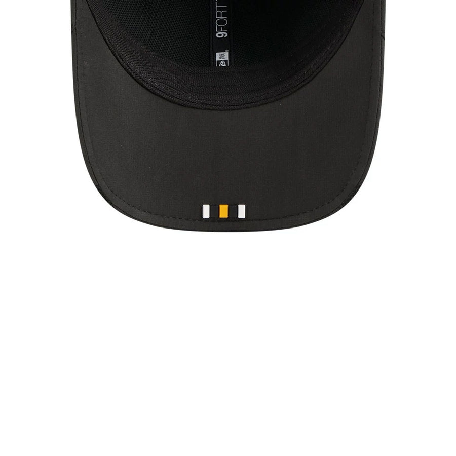 This is a Pittsburgh Steelers NFL Sideline 2025 Black 9FORTY M-Crown Adjustable Cap 2