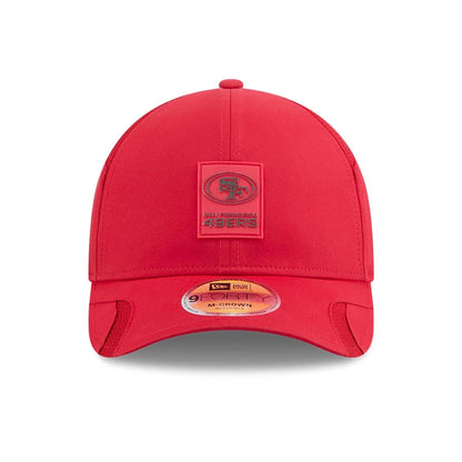 This is a San Francisco 49ers NFL Sideline 2025 Red 9FORTY M-Crown Adjustable Cap 3