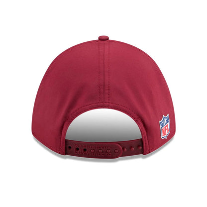 This is a Washington Commanders NFL Sideline 2025 Dark Red 9FORTY M-Crown Adjustable Cap 7