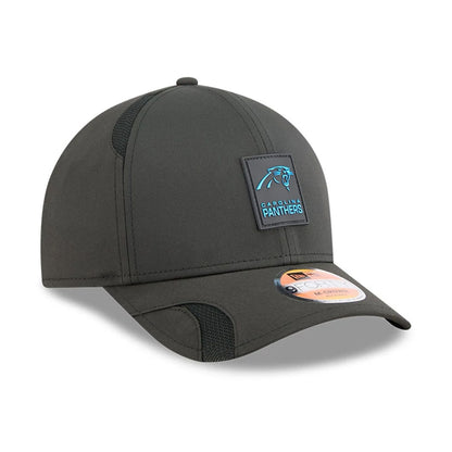 This is a Carolina Panthers NFL Sideline 2025 Black 9FORTY M-Crown Adjustable Cap 4