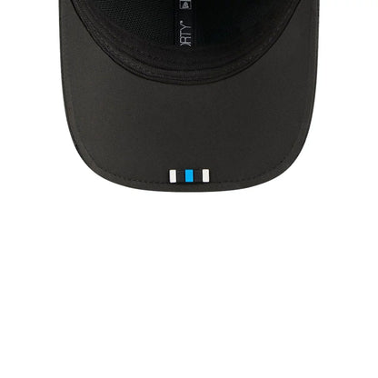 This is a Carolina Panthers NFL Sideline 2025 Black 9FORTY M-Crown Adjustable Cap 2