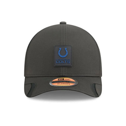 This is a Indianapolis Colts NFL Sideline 2025 Black 9FORTY M-Crown Adjustable Cap 3