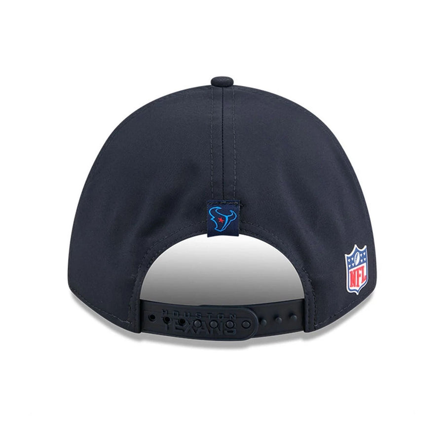This is a Houston Texans NFL Sideline 2025 Navy 9FORTY M-Crown Adjustable Cap 7