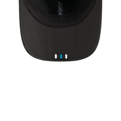 This is a Jacksonville Jaguars NFL Sideline 2025 Black 9FORTY M-Crown Adjustable Cap 2