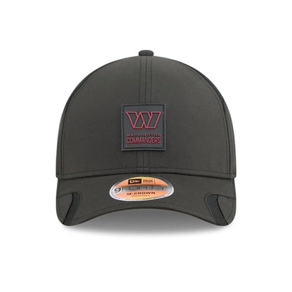 This is a Washington Commanders NFL Sideline 2025 Black 9FORTY M-Crown Adjustable Cap 3