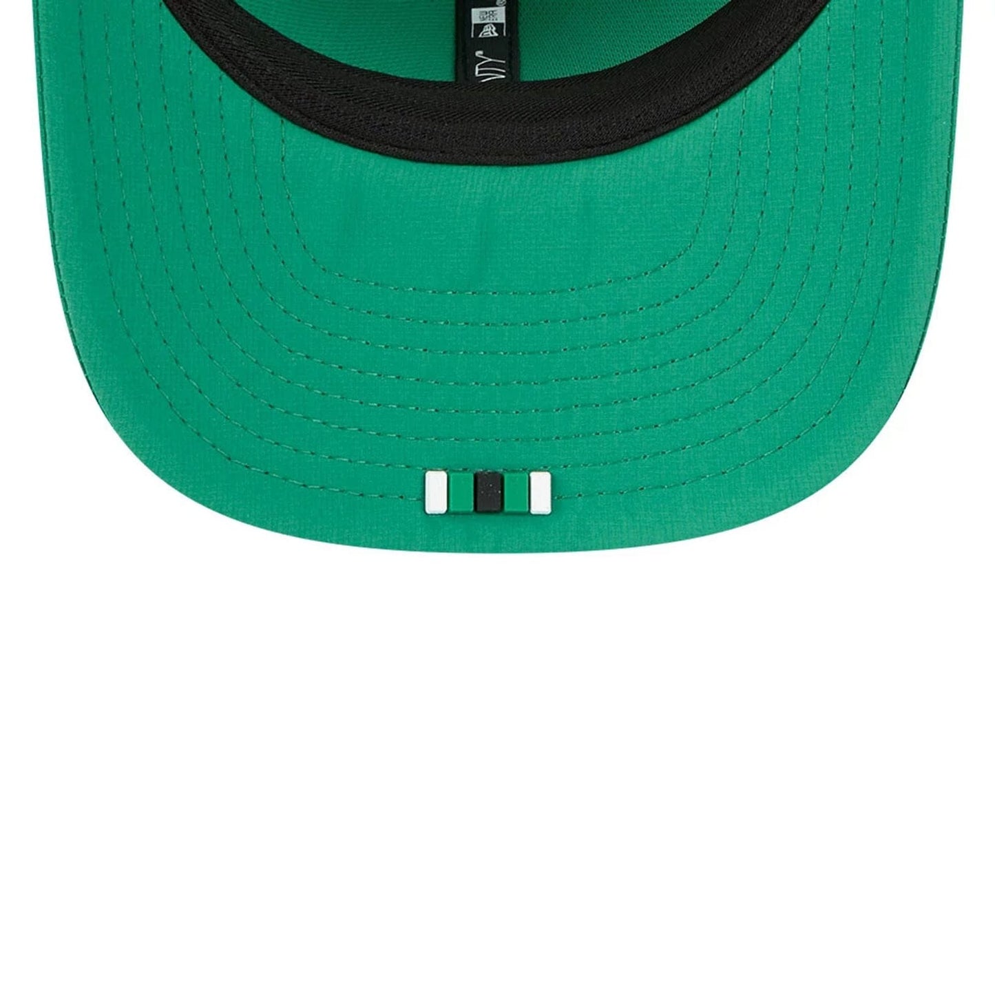 This is a Philadelphia Eagles NFL Sideline 2025 Green 9SEVENTY Trucker Stretch Snap Adjustable Cap 6