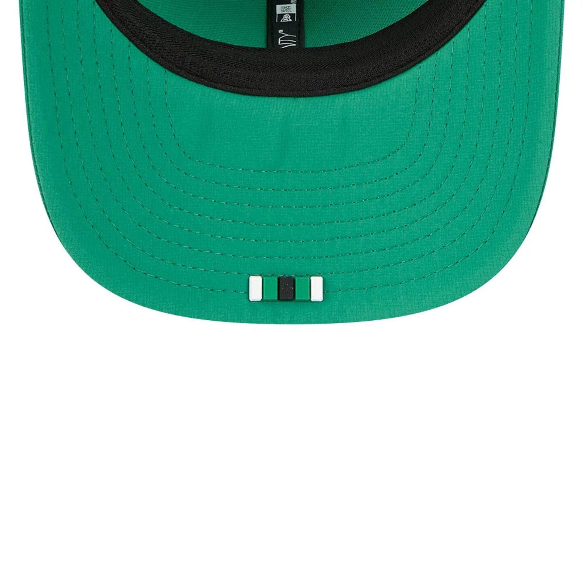 This is a Philadelphia Eagles NFL Sideline 2025 Green 9SEVENTY Trucker Stretch Snap Adjustable Cap 6