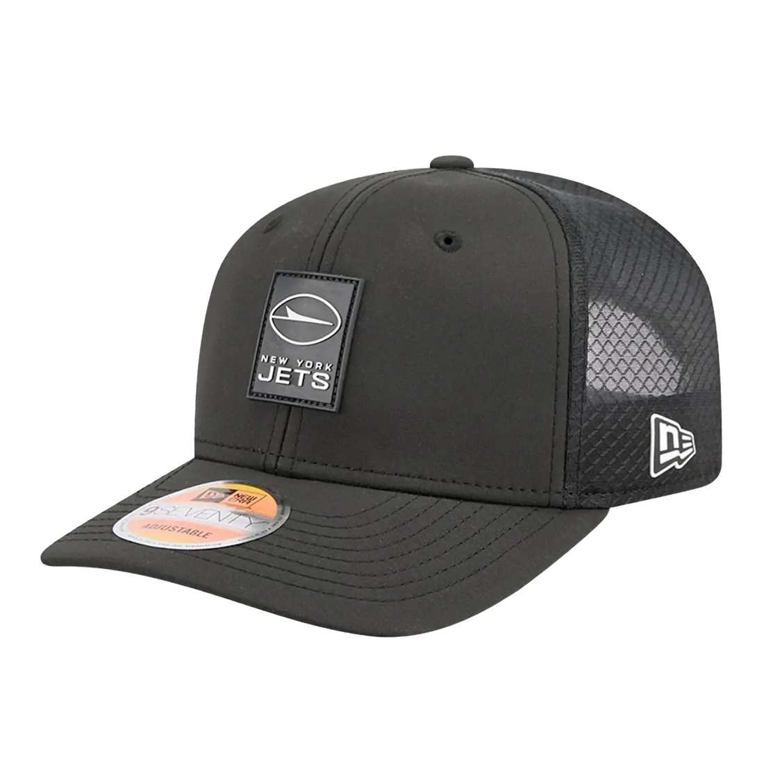 black new york jets NFL 9Seventy trucker cap with a mesh back