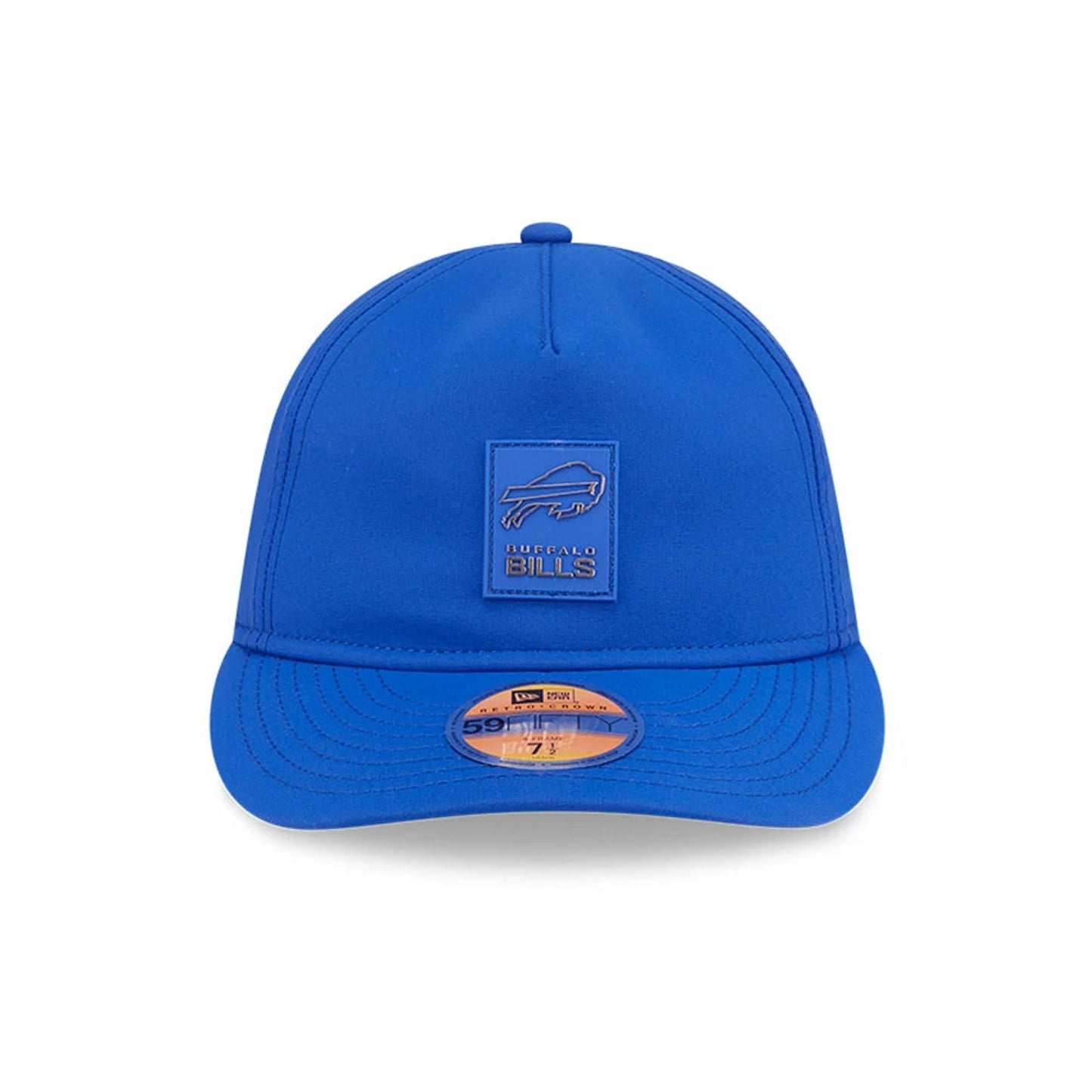 This is a Buffalo Bills NFL Sideline 2025 Blue Retro Crown 59FIFTY Fitted Cap 2