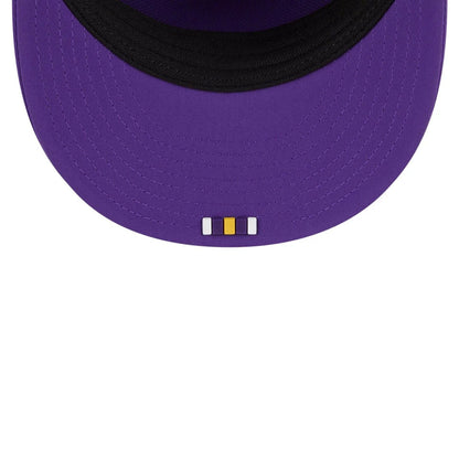This is a Minnesota Vikings NFL Sideline 2025 Purple Retro Crown 59FIFTY Fitted Cap 7