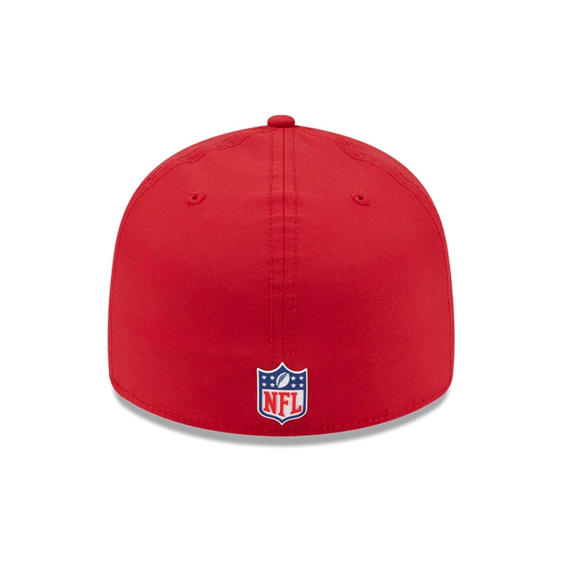 This is a Tampa Bay Buccaneers NFL Sideline 2025 Red Retro Crown 59FIFTY Fitted Cap 6