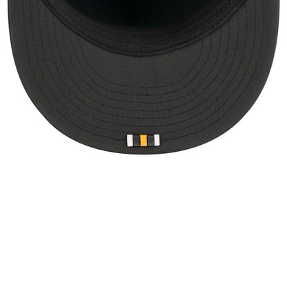 This is a Pittsburgh Steelers NFL Sideline 2025 Black Retro Crown 59FIFTY Fitted Cap 7