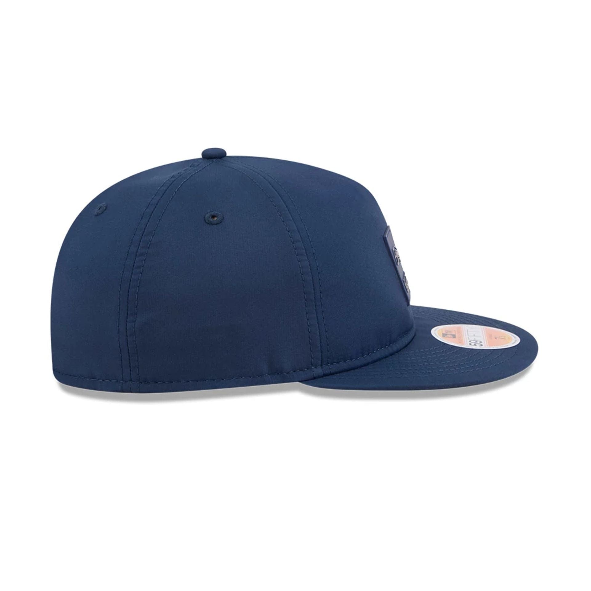 This is a Seattle Seahawks NFL Sideline 2025 Dark Blue Retro Crown 59FIFTY Fitted Cap 6