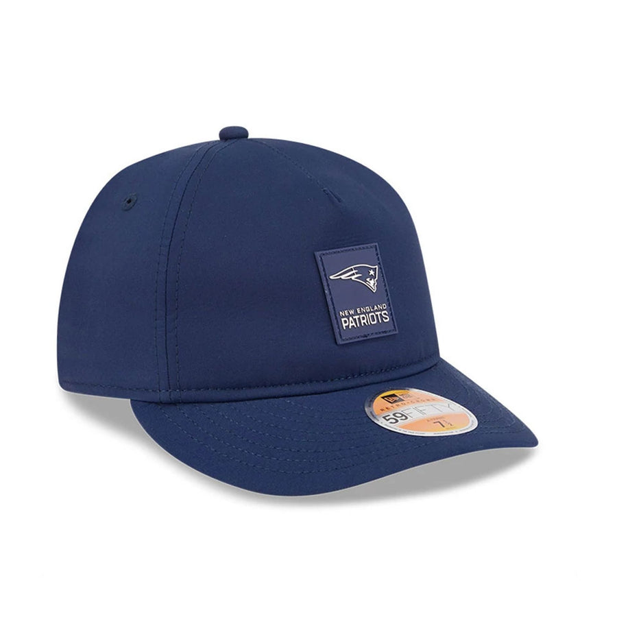 This is a New England Patriots NFL Sideline 2025 Dark Blue Retro Crown 59FIFTY Fitted Cap 3