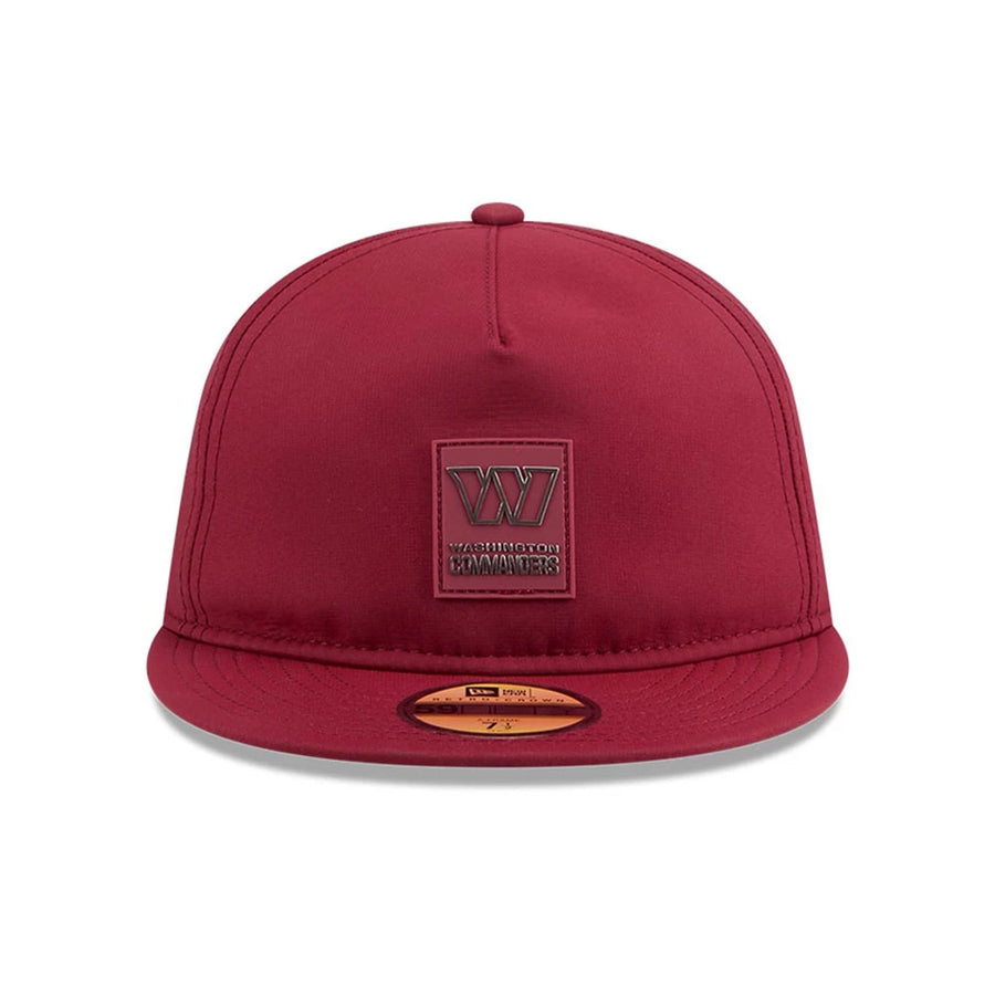 This is a Washington Commanders NFL Sideline 2025 Dark Red Retro Crown 59FIFTY Fitted Cap 2