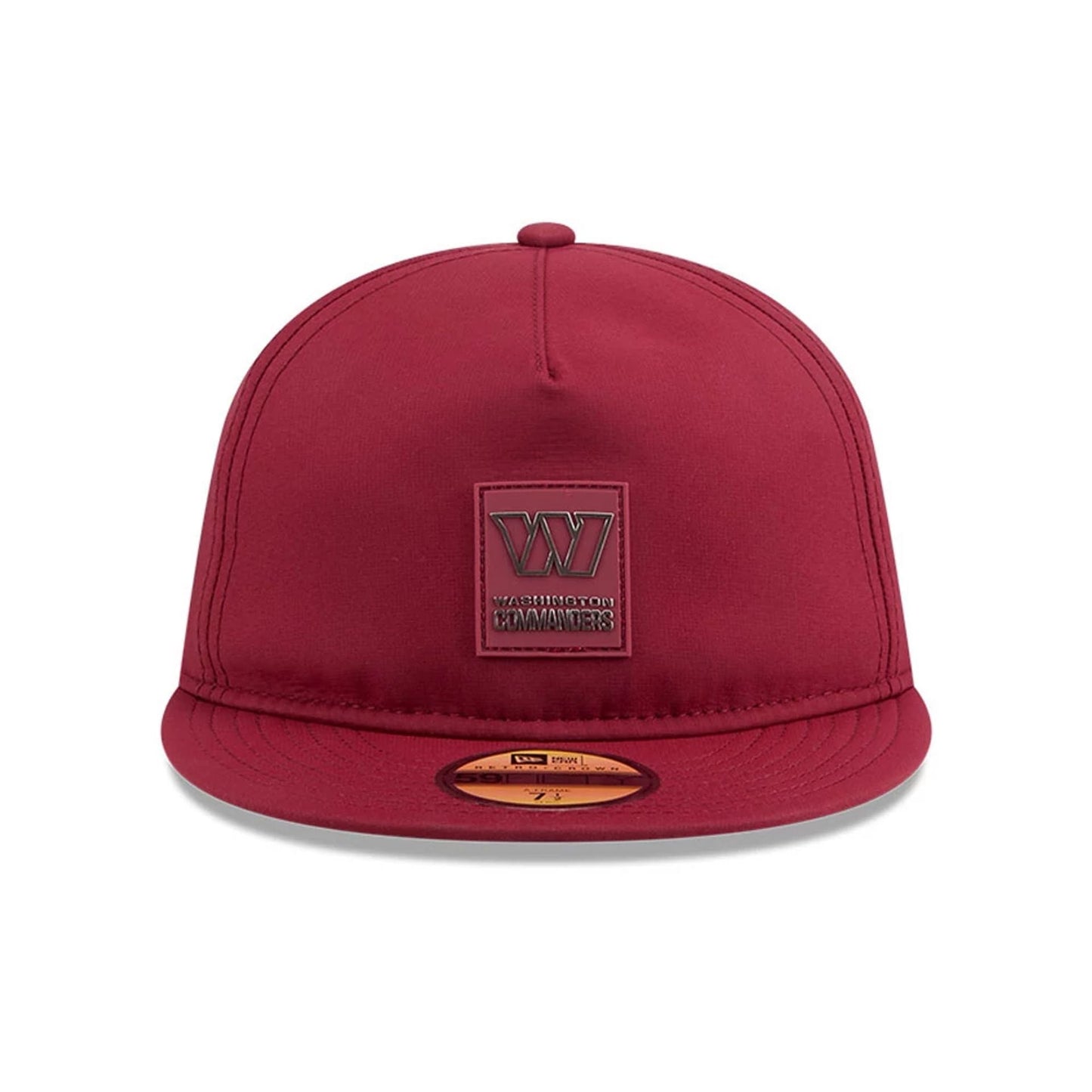 This is a Washington Commanders NFL Sideline 2025 Dark Red Retro Crown 59FIFTY Fitted Cap 2