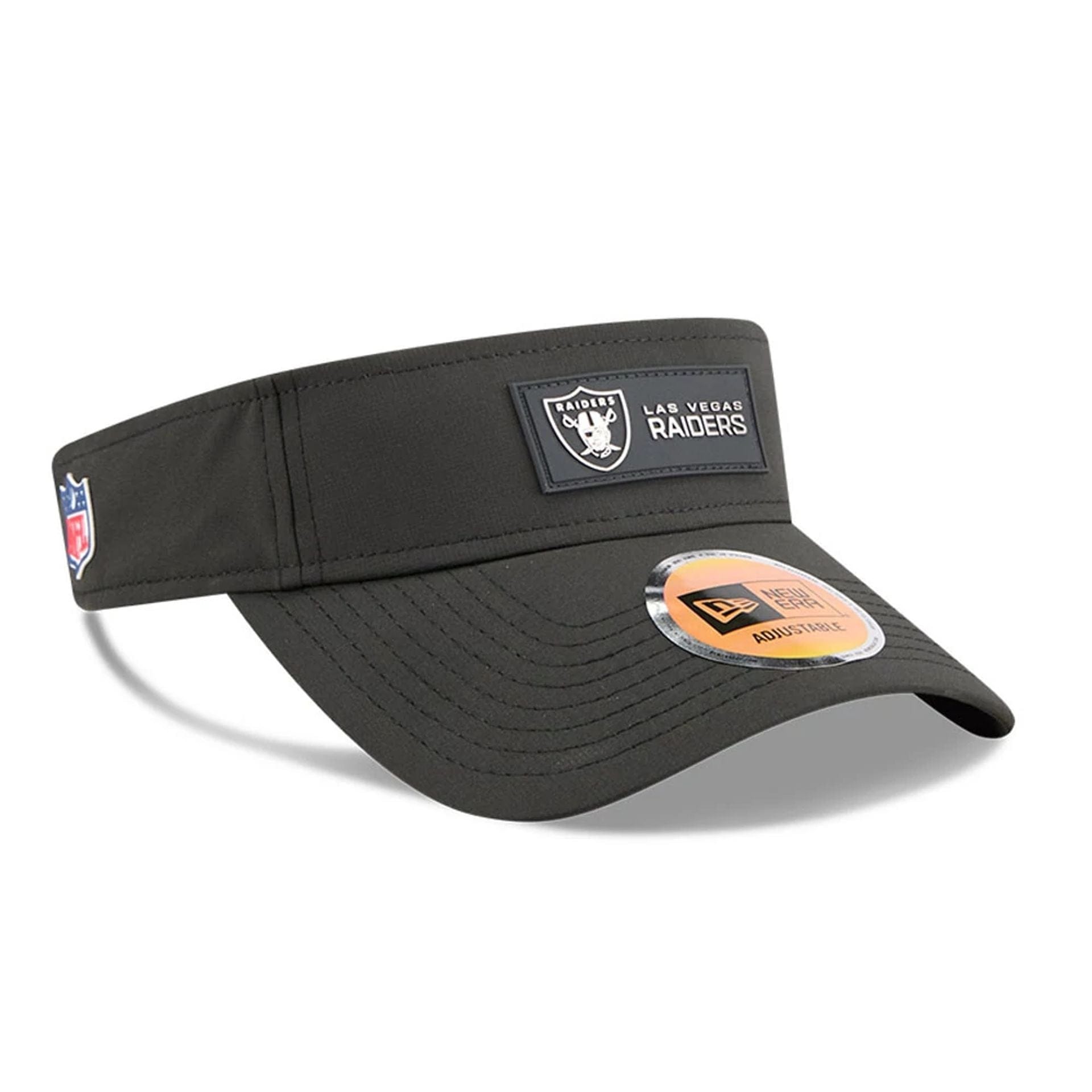 This is a Las Vegas Raiders NFL Sideline 2025 Black Visor 3