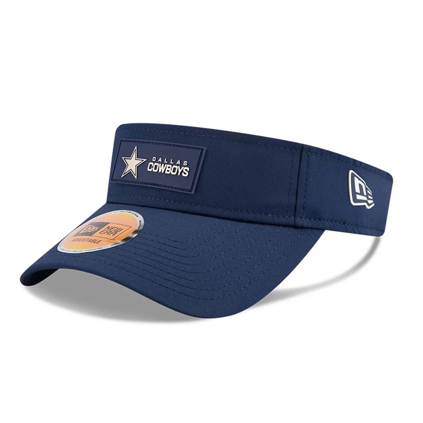 This is a Dallas Cowboys NFL Sideline 2025 Dark Blue Visor 1