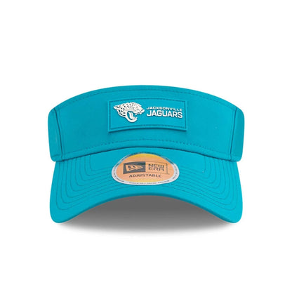 This is a Jacksonville Jaguars NFL Sideline 2025 Turquoise Visor 2