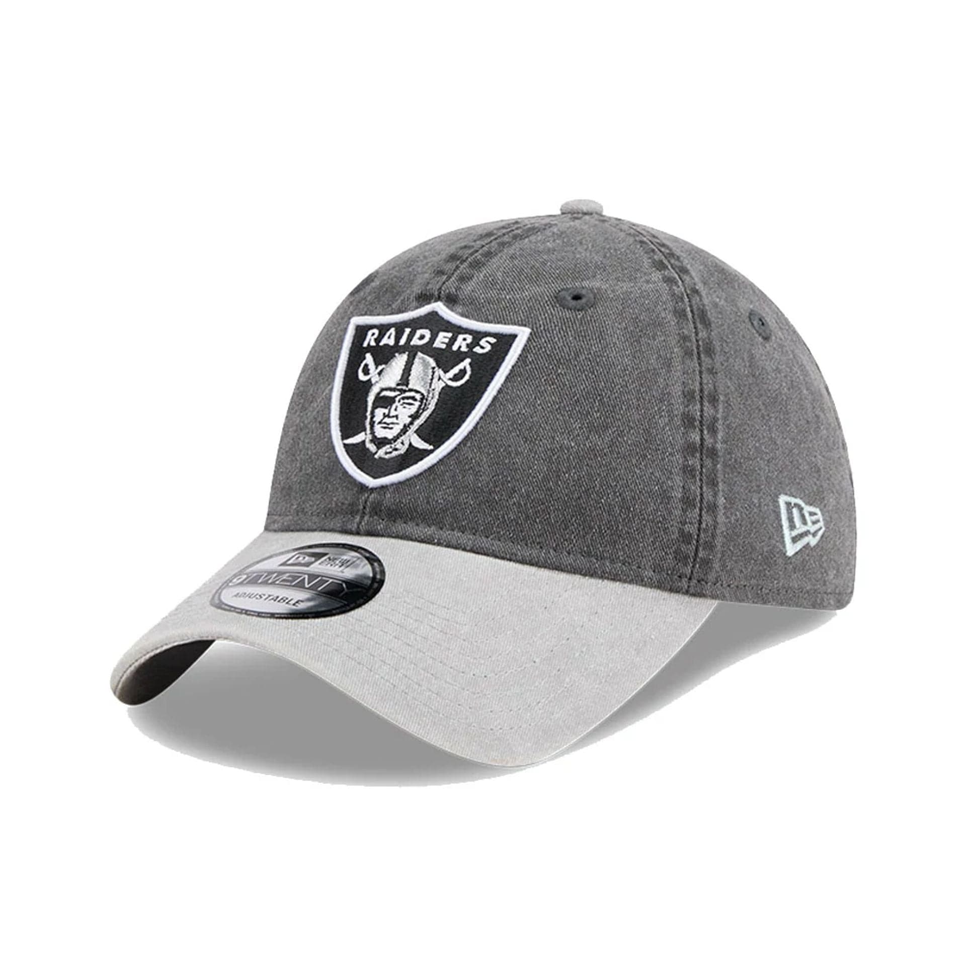 This is a Las Vegas Raiders NFL Select Black 9TWENTY Adjustable Cap 1