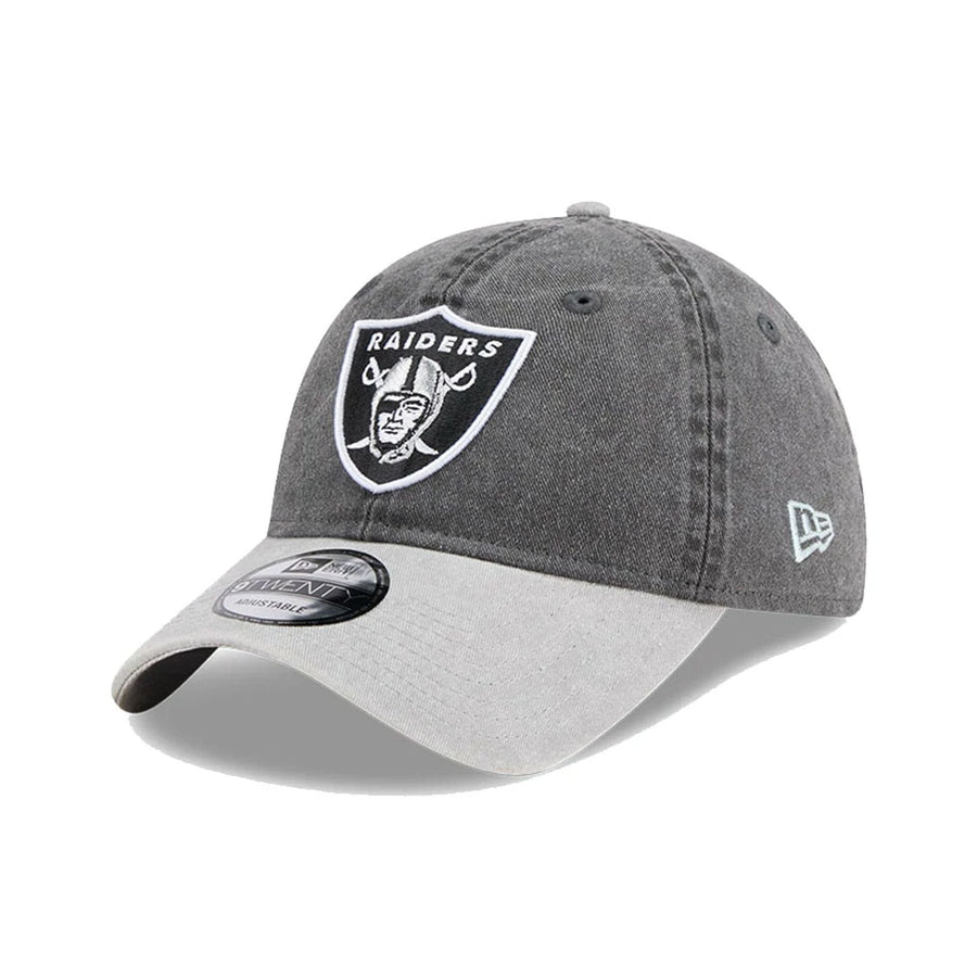 This is a Las Vegas Raiders NFL Select Black 9TWENTY Adjustable Cap 1