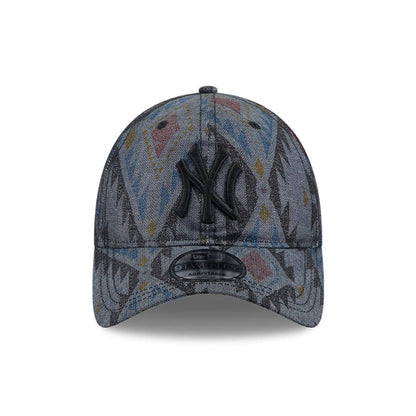 This is a New York Yankees Aztec Pattern Navy 9TWENTY Adjustable Cap 3