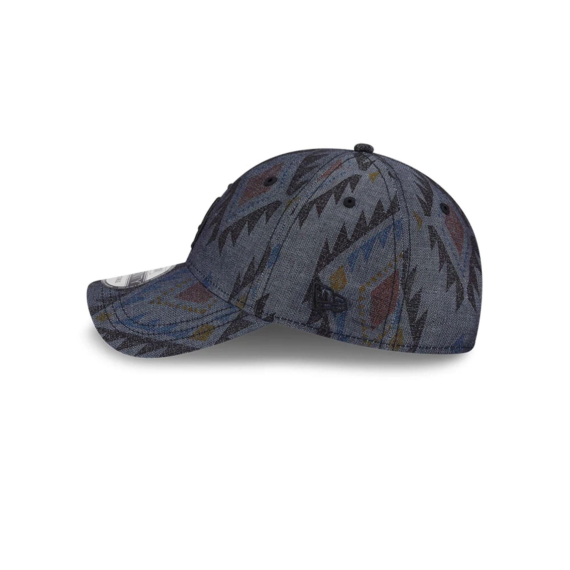 This is a LA Dodgers Aztec Pattern Navy 9TWENTY Adjustable Cap 5