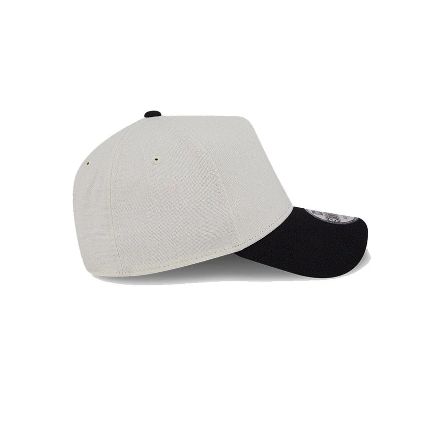 This is a New Era Earth Day White & Black 9FORTY A-Frame Adjustable Cap 5