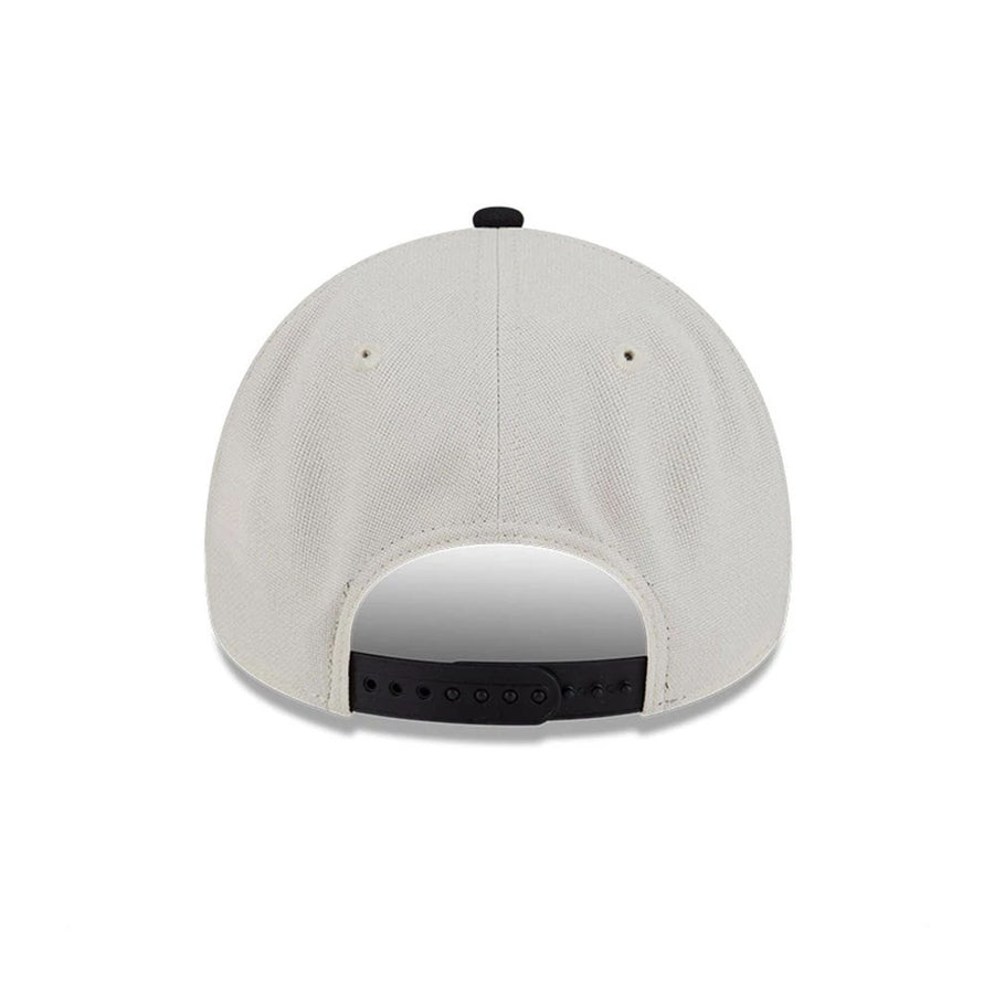This is a New Era Earth Day White & Black 9FORTY A-Frame Adjustable Cap 6