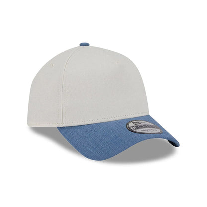 This is a New Era Earth Day White & Blue 9FORTY A-Frame Adjustable Cap 3