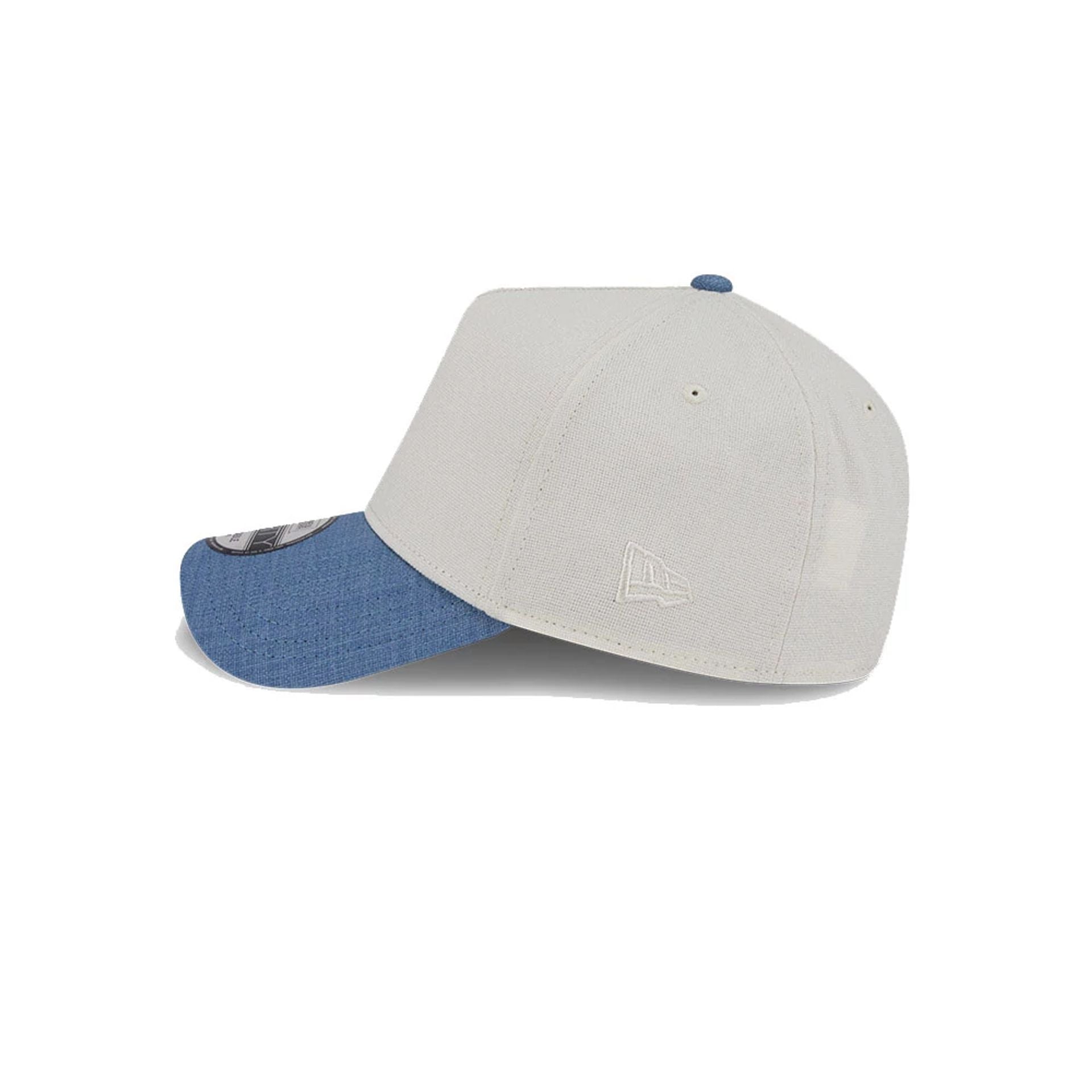 This is a New Era Earth Day White & Blue 9FORTY A-Frame Adjustable Cap 4