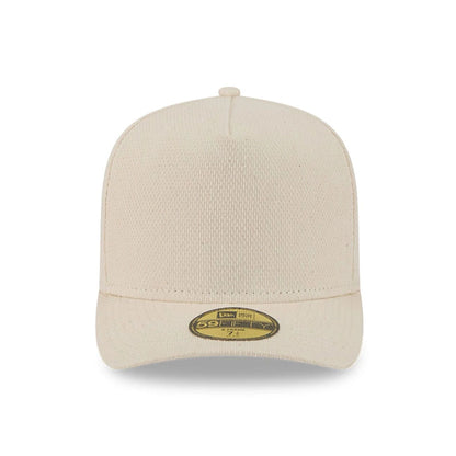 This is a New Era Elevated Cream 59FIFTY Fitted A-Frame Cap 3