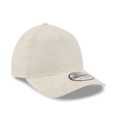 This is a New Era Elevated Cream 9TWENTY A-Frame Adjustable Cap 1