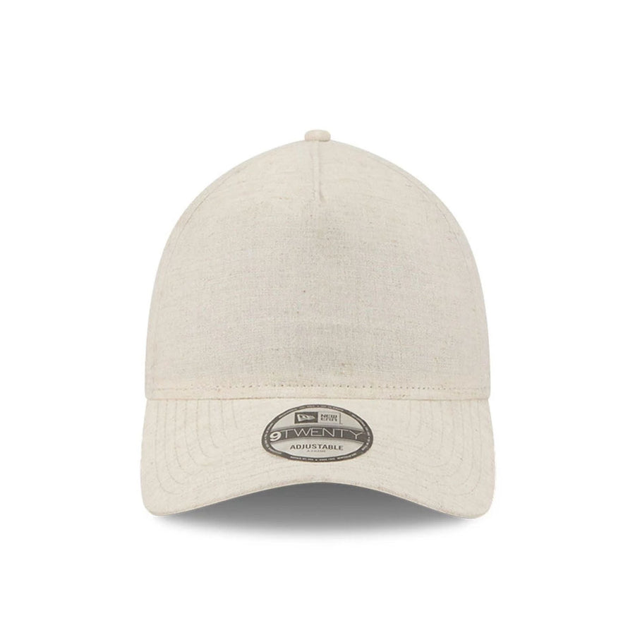 This is a New Era Elevated Cream 9TWENTY A-Frame Adjustable Cap 2