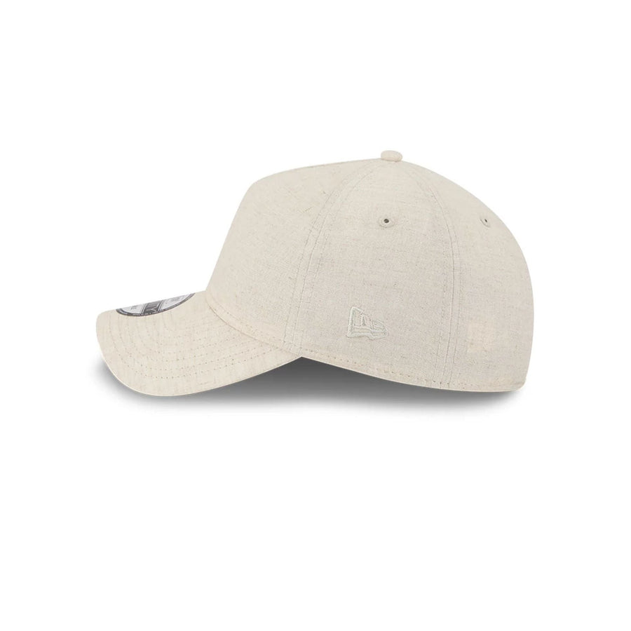 This is a New Era Elevated Cream 9TWENTY A-Frame Adjustable Cap 4