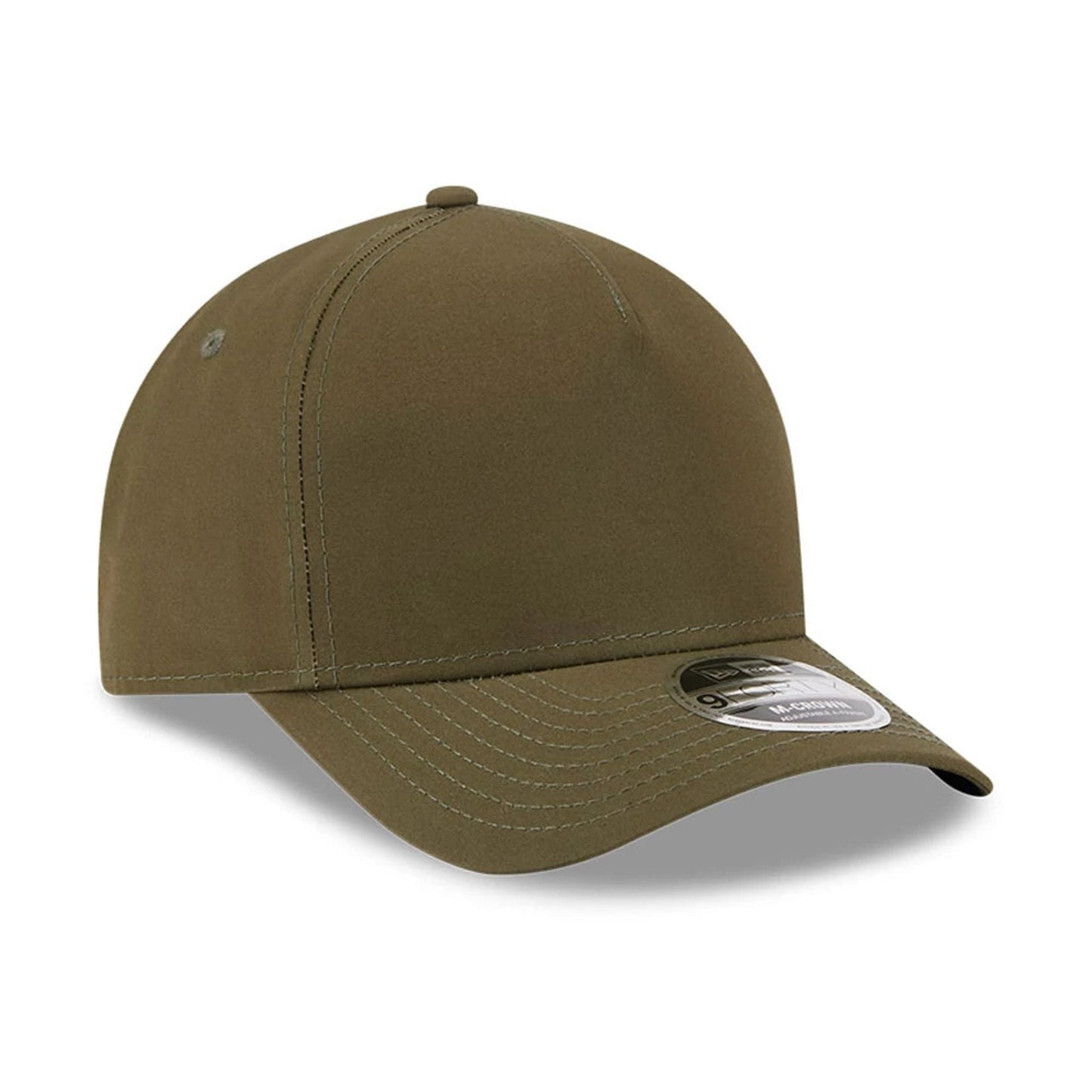 This is a New Era Elevated Open Green 9FORTY M-Crown A-Frame Adjustable Cap 3