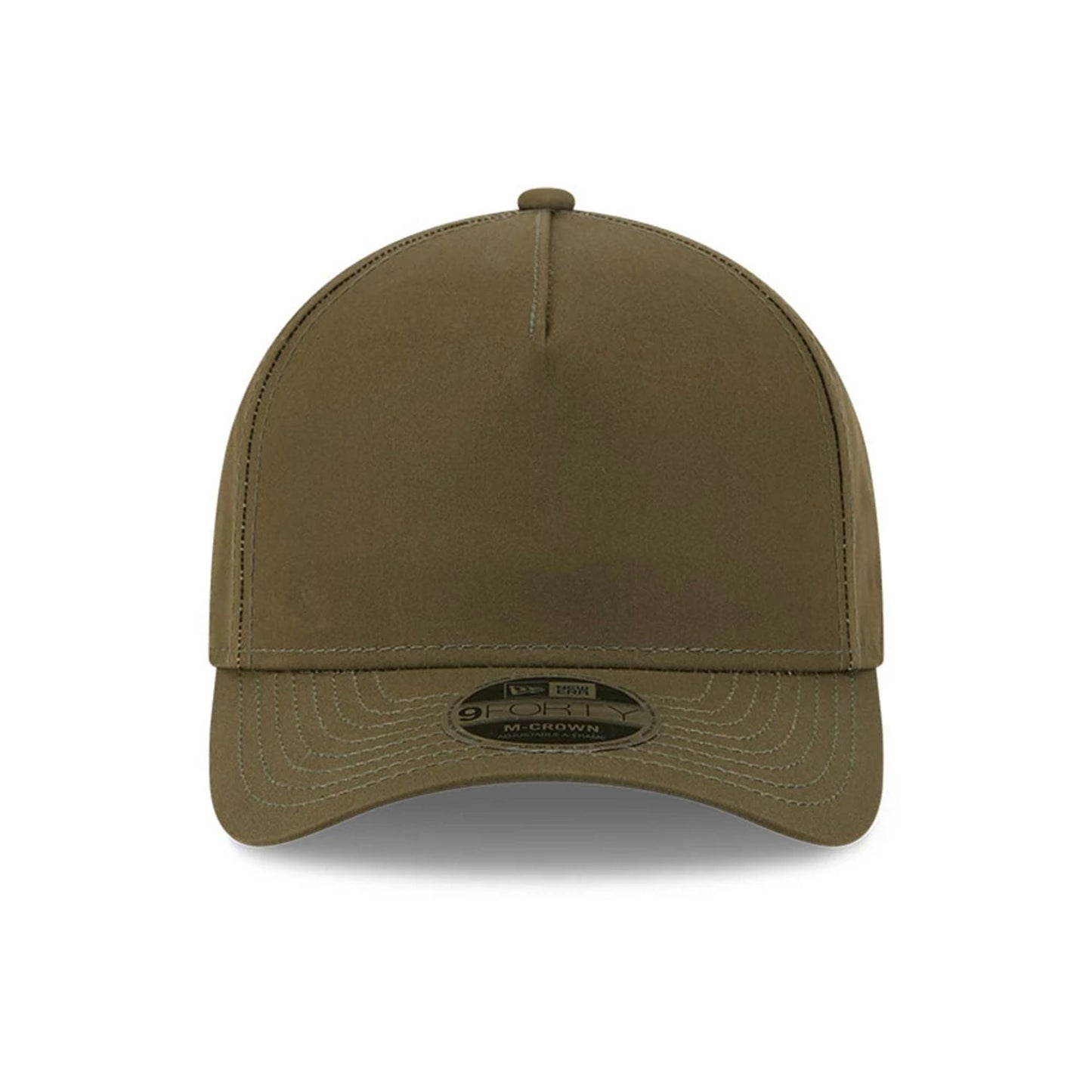 This is a New Era Elevated Open Green 9FORTY M-Crown A-Frame Adjustable Cap 2