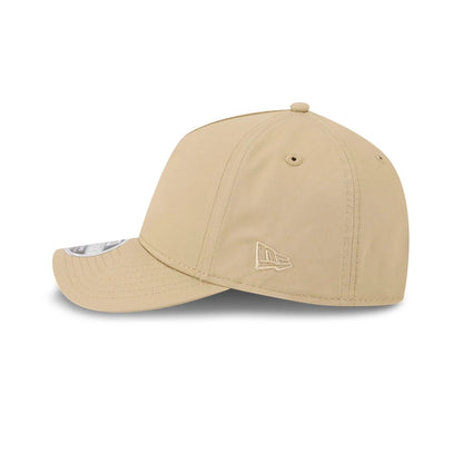 This is a New Era Elevated Beige 9FORTY M-Crown A-Frame Adjustable Cap 5