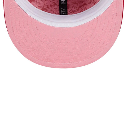 This is a LA Angels Floral Undervisor Red 59FIFTY Fitted Cap 2