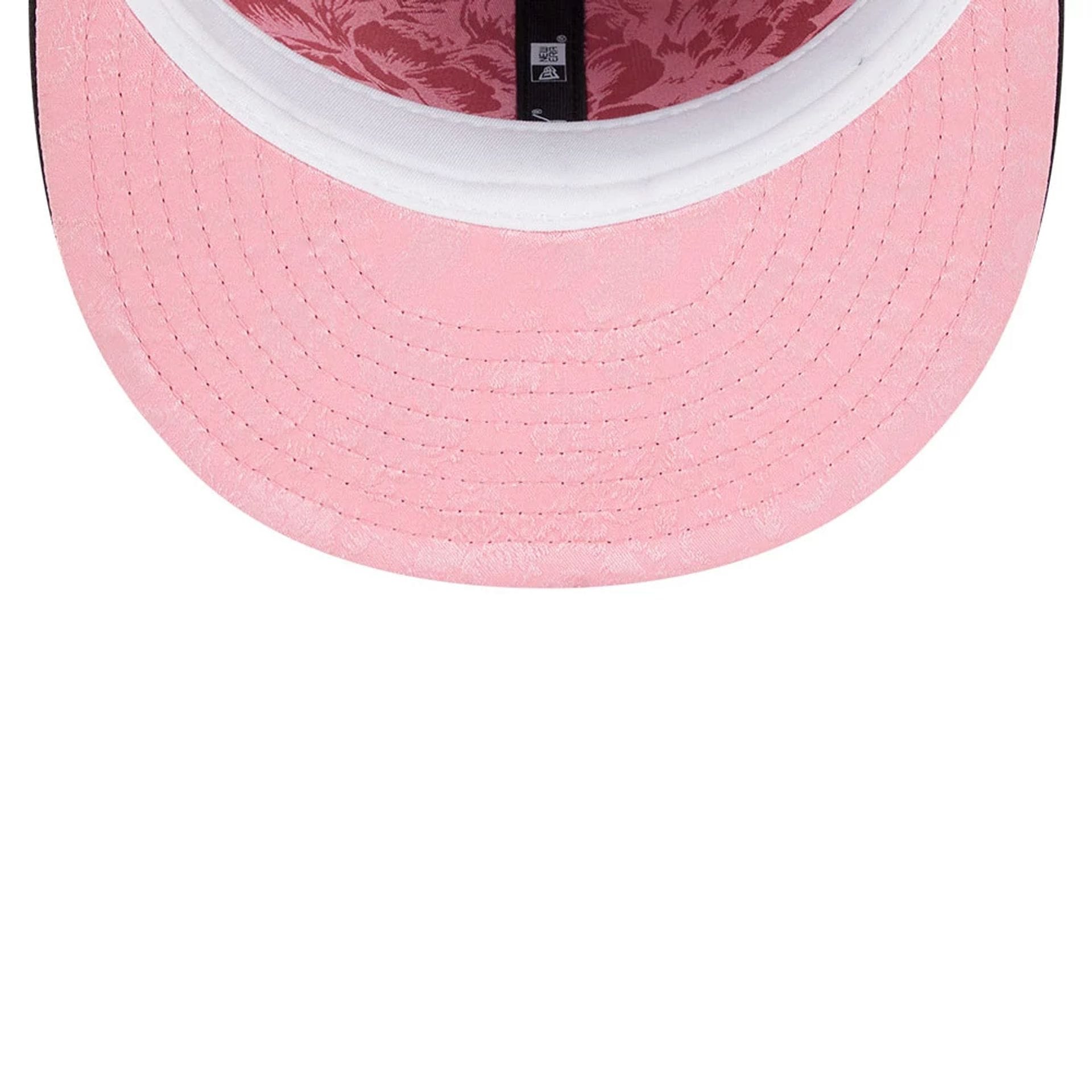 This is a Colorado Rockies Floral Undervisor Black 59FIFTY Fitted Cap 2