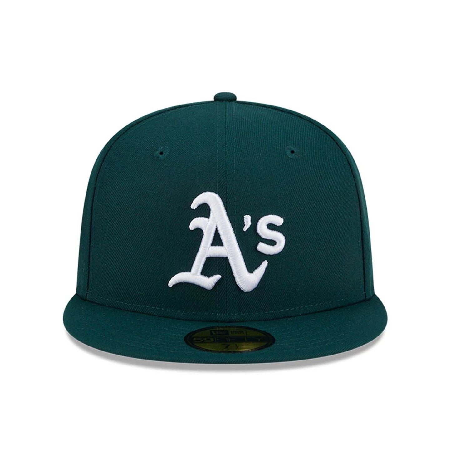 This is a Oakland Athletics Floral Undervisor Dark Green 59FIFTY Fitted Cap 3