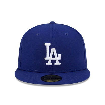 This is a LA Dodgers Floral Undervisor Dark Blue 59FIFTY Fitted Cap 3