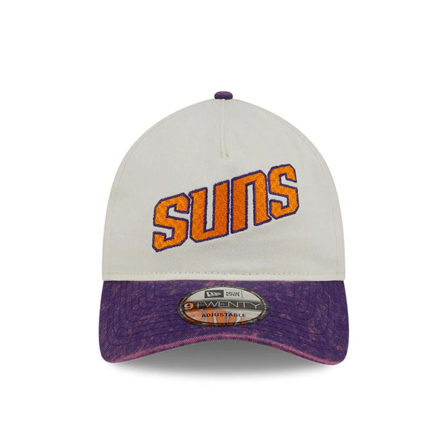 This is a Phoenix Suns Pastel White 9TWENTY A-Frame Adjustable Cap 2