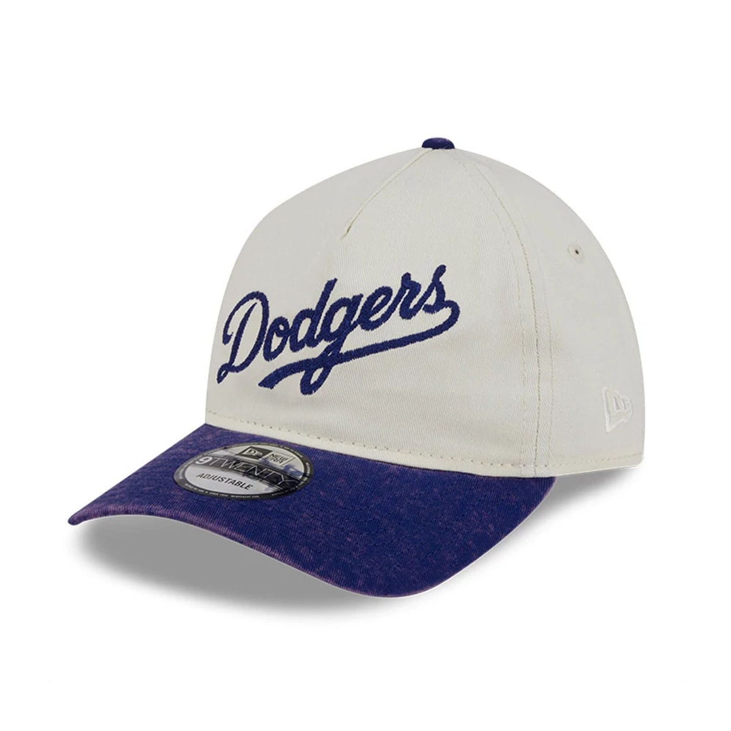 This is a LA Dodgers Pastel White 9TWENTY A-Frame Adjustable Cap 1