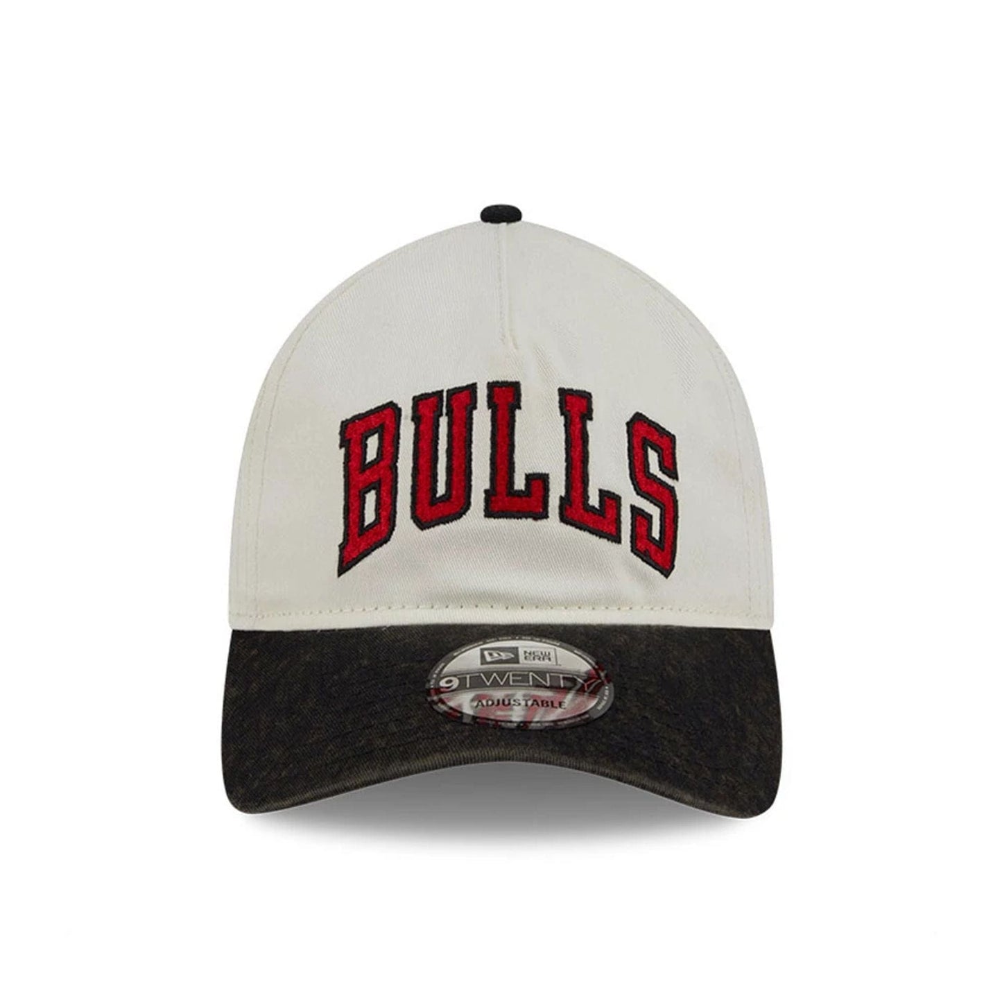 This is a Chicago Bulls Pastel White 9TWENTY A-Frame Adjustable Cap 2