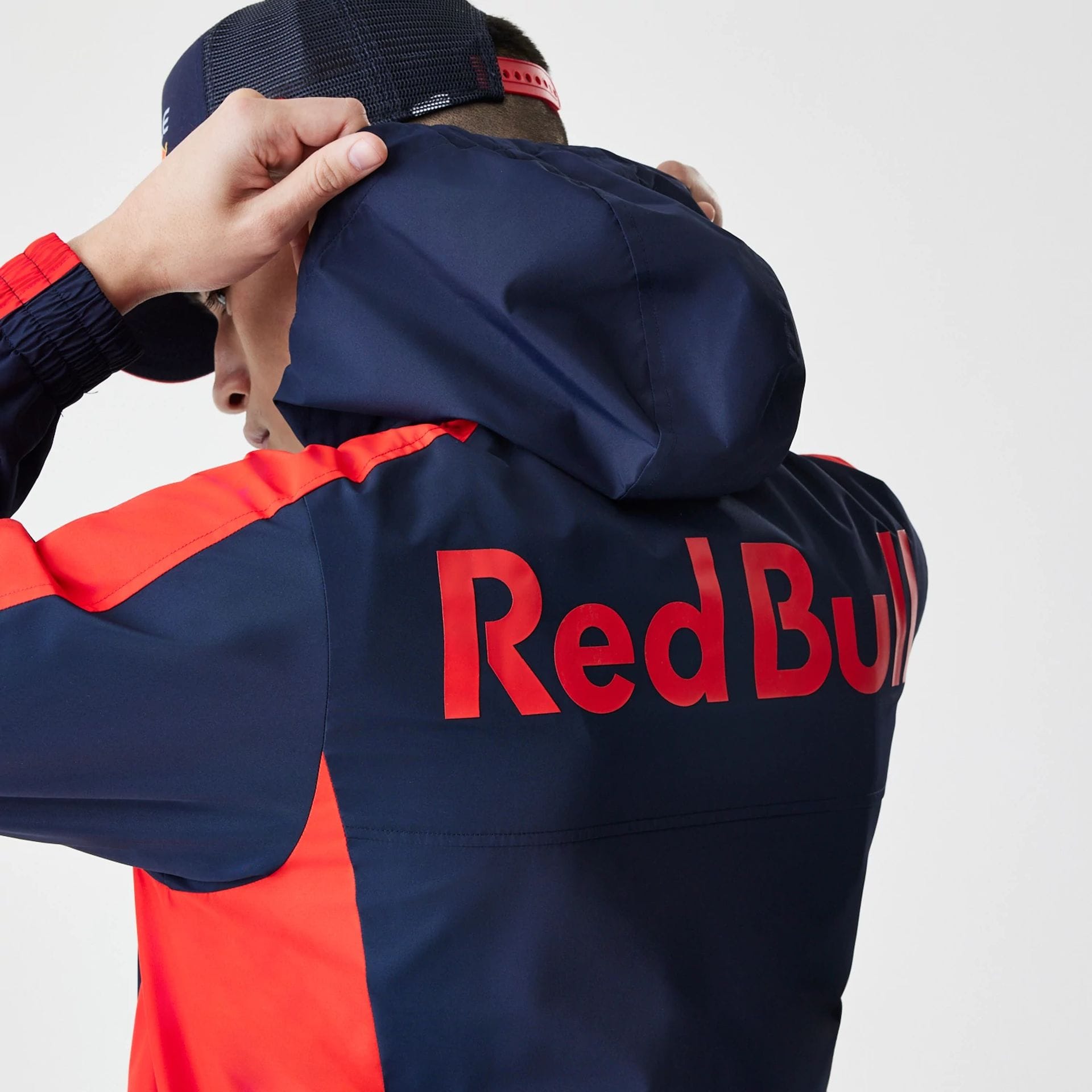 Red Bull Racing Dark Blue Windrunner Jacket | NEC UK