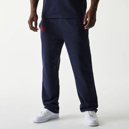 The Male model is wearing Red Bull Racing Dark Blue Joggers 1