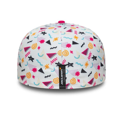 This is a McLaren Racing Miami Race Special White 59FIFTY Fitted Cap 5